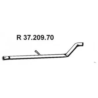 Tuyau d'échappement EBERSPÄCHER OEM 200105074R