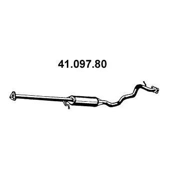 Silencieux central EBERSPÄCHER OEM 18220S10A02