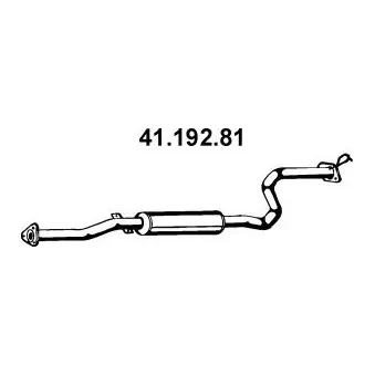 Silencieux central EBERSPÄCHER OEM 18220SR2A71