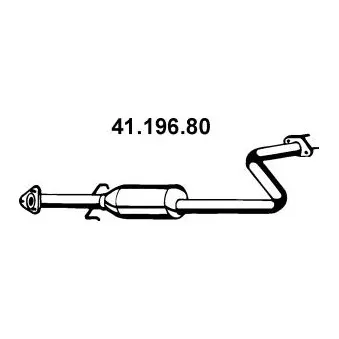 Silencieux central EBERSPÄCHER OEM 18220SN7G00