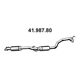 Silencieux central EBERSPÄCHER OEM 18220SH3G03