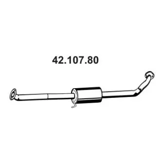Silencieux central EBERSPÄCHER OEM 286502H000