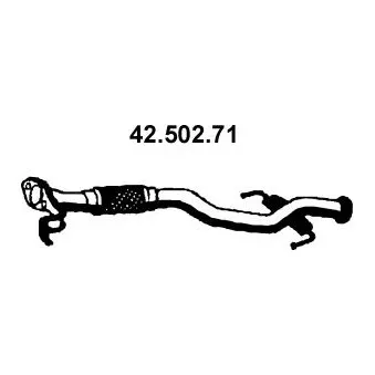 Tuyau d'échappement EBERSPÄCHER OEM 286101C060