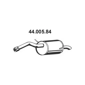 Silencieux arrière EBERSPÄCHER OEM 20100AY11A