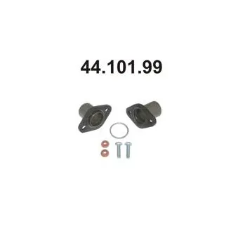 Flasque, tuyau d'échappement EBERSPÄCHER OEM 203003J300KE