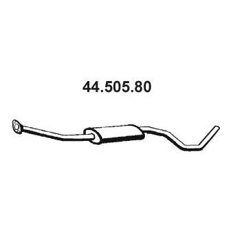 EBERSPÄCHER 44.505.80 - Silencieux central