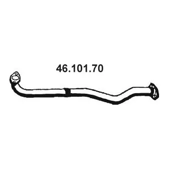 Tuyau d'échappement EBERSPÄCHER OEM 14190M79GA0