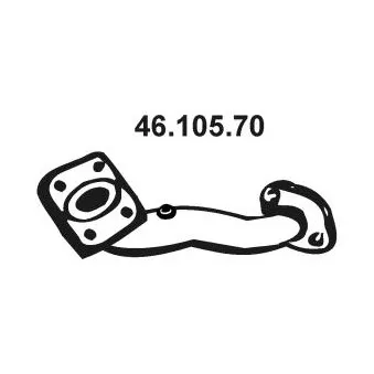 Tuyau d'échappement EBERSPÄCHER OEM 1419063J00