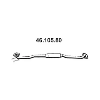 Silencieux central EBERSPÄCHER OEM 1425062J00