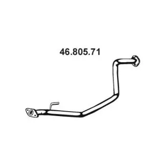 EBERSPÄCHER 46.805.71 - Tuyau d'échappement