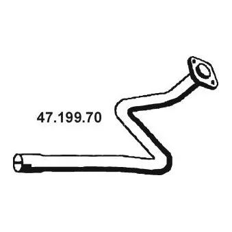 Tuyau d'échappement EBERSPÄCHER OEM 1741023061