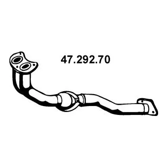 EBERSPÄCHER 47.292.70 - Tuyau d'échappement