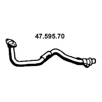 EBERSPÄCHER 47.595.70 - Tuyau d'échappement