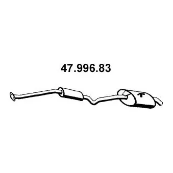 Silencieux arrière EBERSPÄCHER [47.996.83]