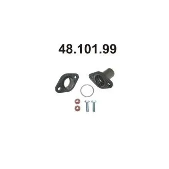 Flasque, tuyau d'échappement EBERSPÄCHER OEM 96314233