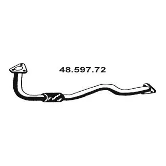 EBERSPÄCHER 48.597.72 - Tuyau d'échappement