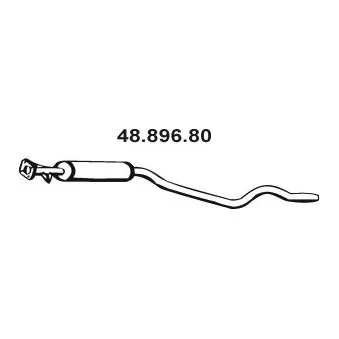 EBERSPÄCHER 48.896.80 - Silencieux central