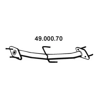 EBERSPÄCHER 49.000.70 - Tuyau d'échappement