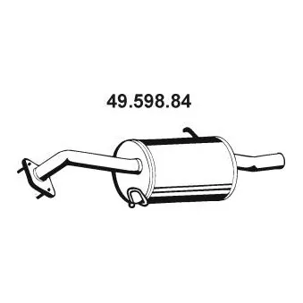 Silencieux arrière EBERSPÄCHER OEM ZL0640100A