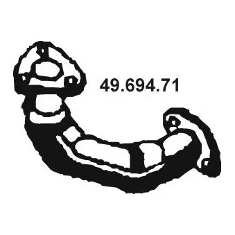 EBERSPÄCHER 49.694.71 - Tuyau d'échappement