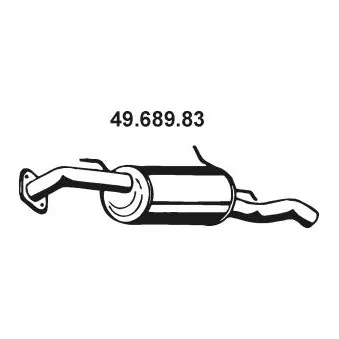 EBERSPÄCHER 49.698.83 - Silencieux arrière