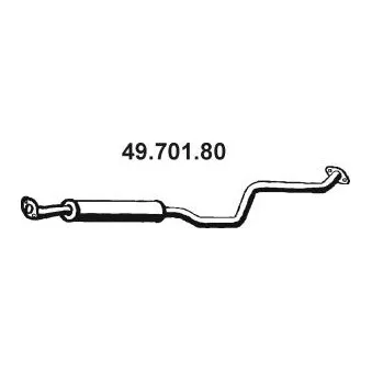 Silencieux central EBERSPÄCHER OEM FP7440300