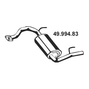EBERSPÄCHER 49.994.83 - Silencieux arrière