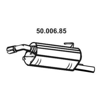 Silencieux arrière EBERSPÄCHER OEM MR968906