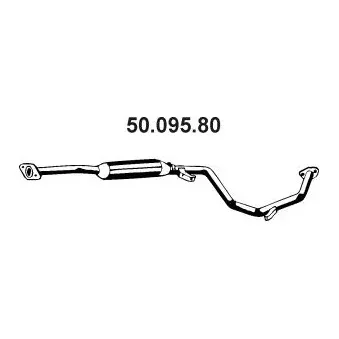 Silencieux central EBERSPÄCHER OEM MR188846