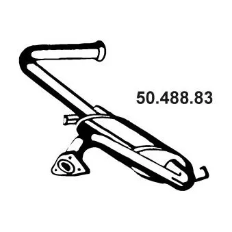 Silencieux arrière EBERSPÄCHER OEM MB687510