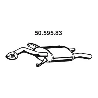 Silencieux arrière EBERSPÄCHER OEM MR127069