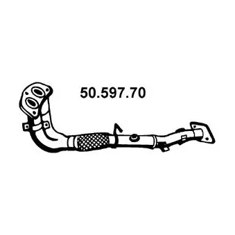 EBERSPÄCHER 50.597.70 - Tuyau d'échappement