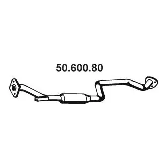 EBERSPÄCHER 50.600.80 - Silencieux central