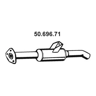 Tuyau d'échappement EBERSPÄCHER OEM MR239654