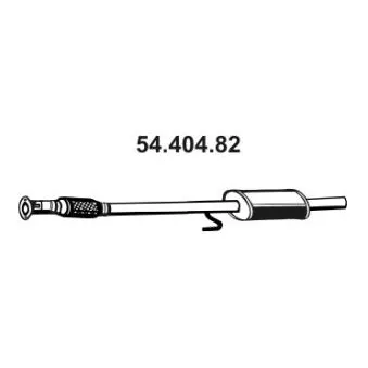 Silencieux central EBERSPÄCHER OEM 2861007101