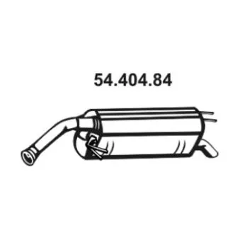 Silencieux arrière EBERSPÄCHER OEM 2873007100