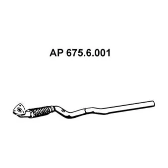Tuyau d'échappement EBERSPÄCHER OEM 5852134
