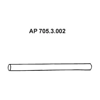 EBERSPÄCHER 705.3.002 - Tuyau d'échappement