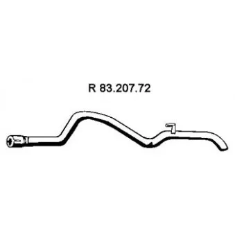 EBERSPÄCHER 83.207.72 - Tuyau d'échappement