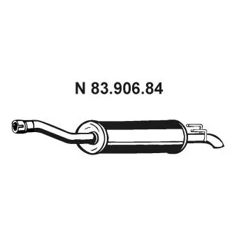Silencieux arrière EBERSPÄCHER OEM 9064901001