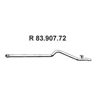 EBERSPÄCHER 83.907.72 - Tuyau d'échappement