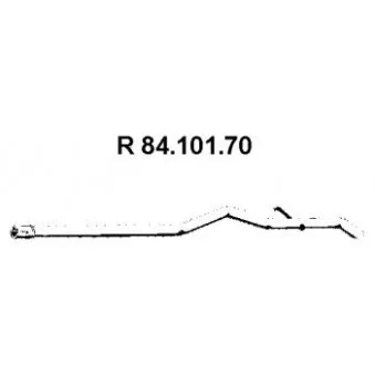 EBERSPÄCHER 84.101.70 - Tuyau d'échappement