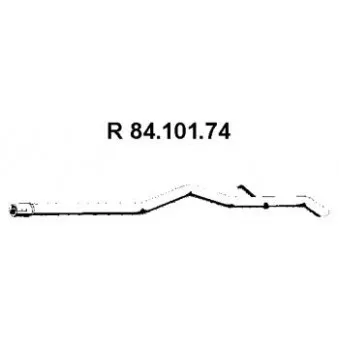 Tuyau d'échappement EBERSPÄCHER OEM 4096139