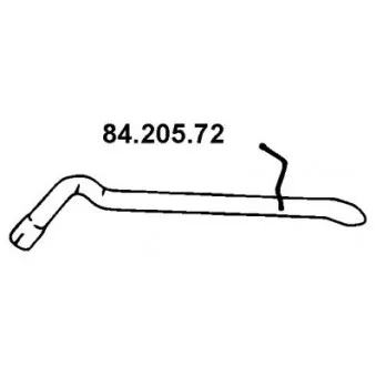 Tuyau d'échappement EBERSPÄCHER OEM 1581954