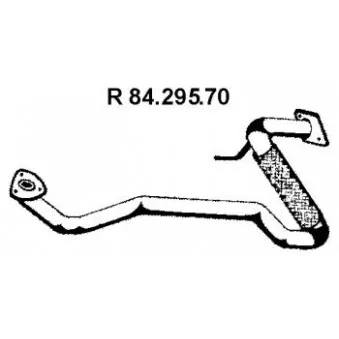 Tuyau d'échappement EBERSPÄCHER OEM 1013038