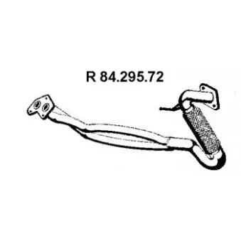 Tuyau d'échappement EBERSPÄCHER OEM 1492218