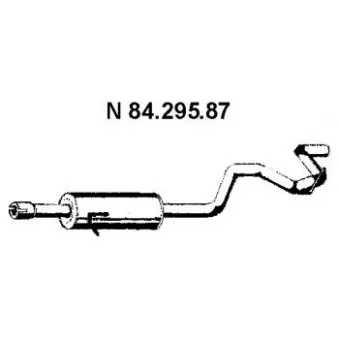 Silencieux arrière EBERSPÄCHER OEM 1026247