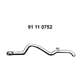 Tuyau d'échappement EBERSPÄCHER OEM 2D0253681AK