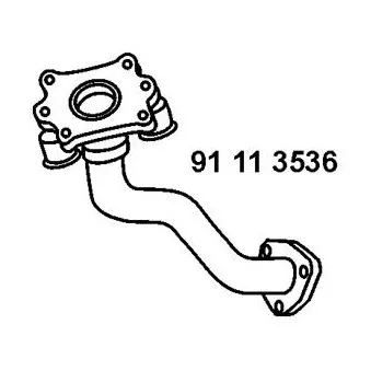 Tuyau d'échappement EBERSPÄCHER OEM 1H0253091R