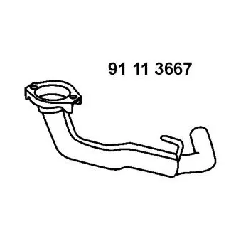 Tuyau d'échappement EBERSPÄCHER OEM 074253091E
